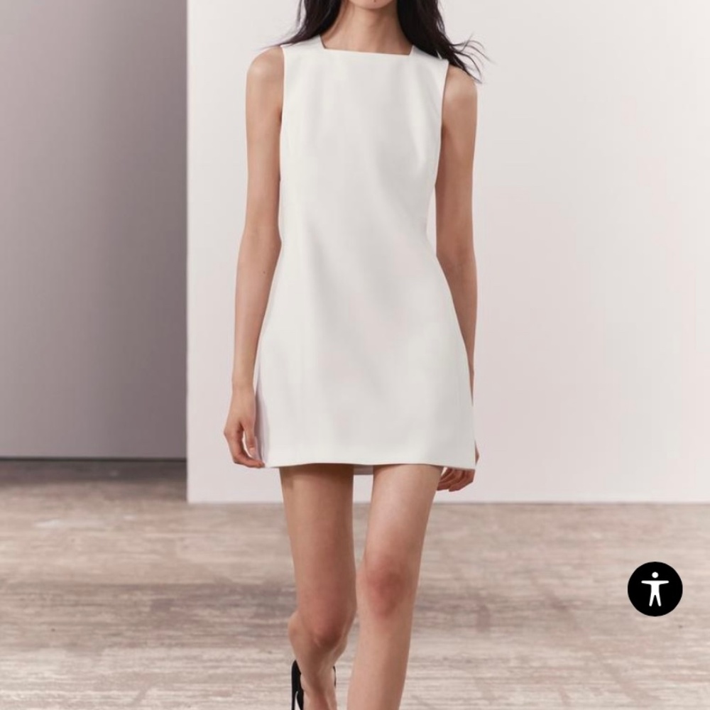 Zara White Mini Dress